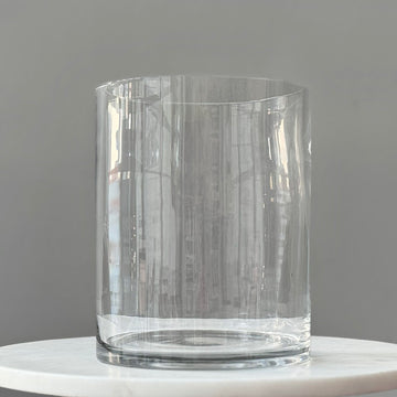 Clear Glass Cylinder Vase