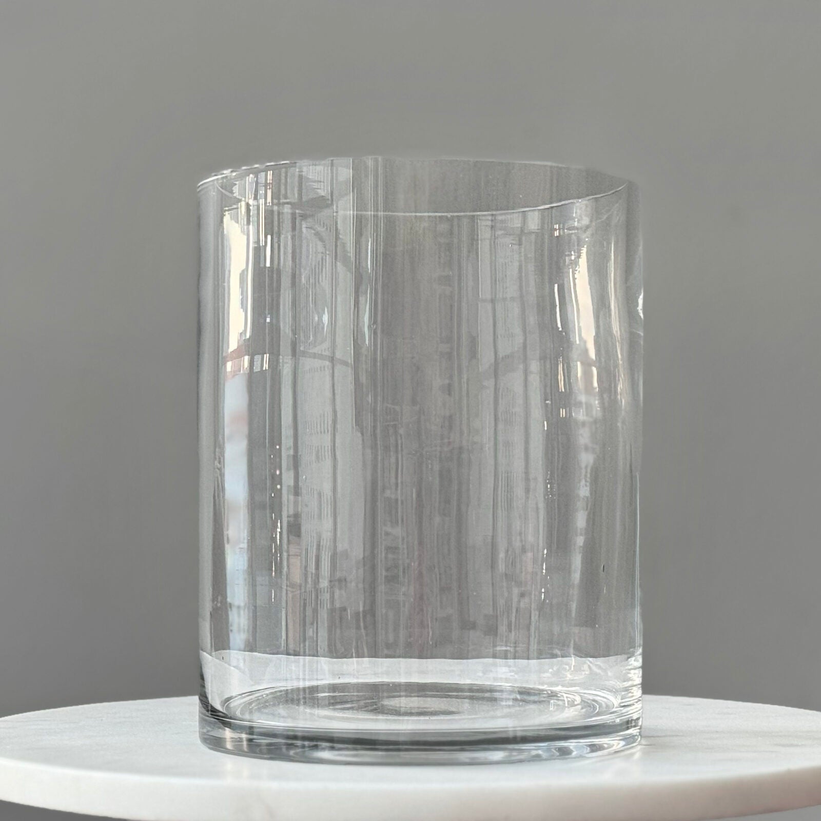 Clear Glass Cylinder Vase