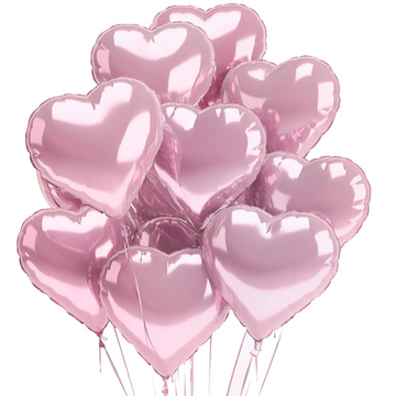 Pink Heart Foil Balloon